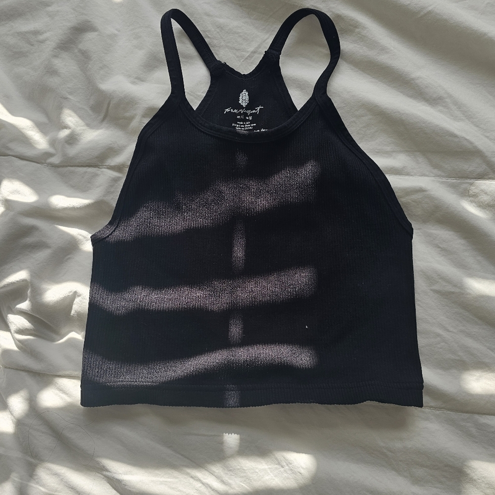 FP Movement by Free People Black Crop Top